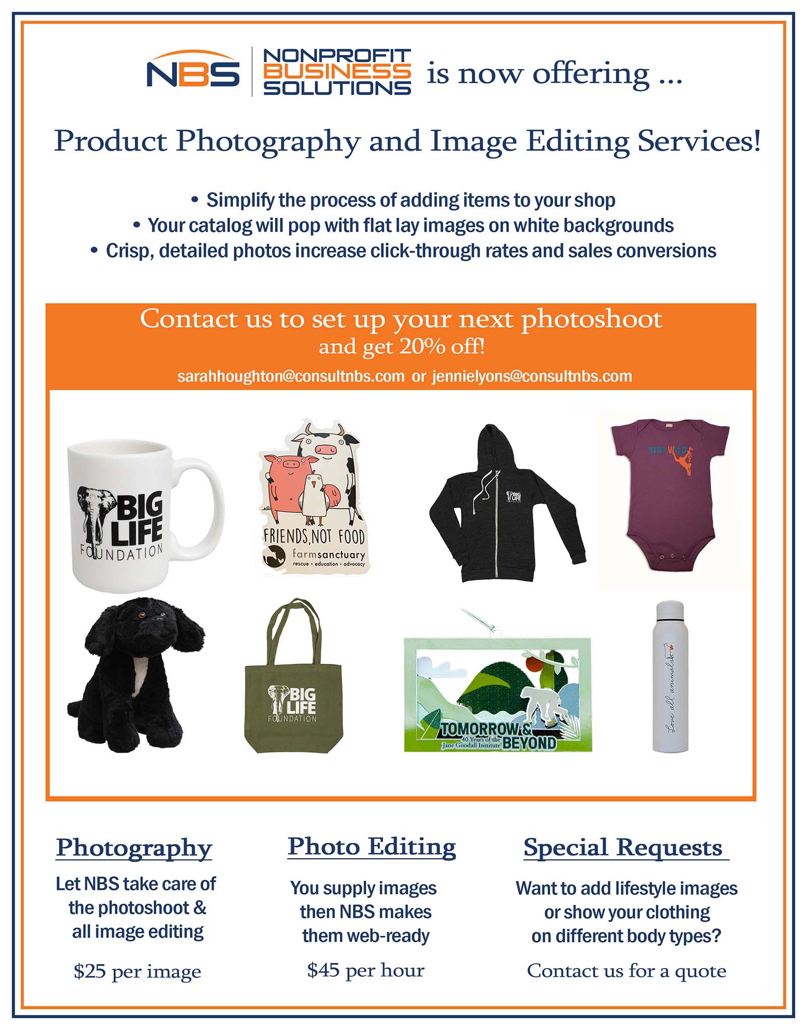 Product photography and editing